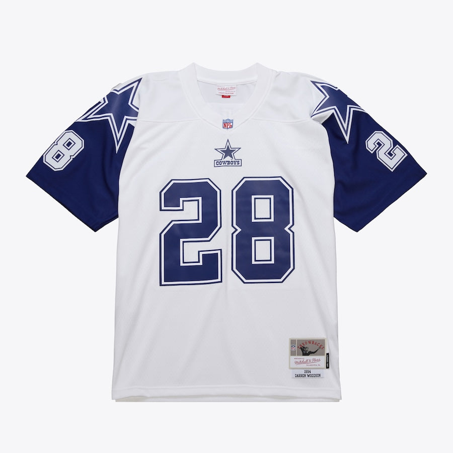 Men's Darren Woodson White Dallas Cowboys 1994 Replica Jersey