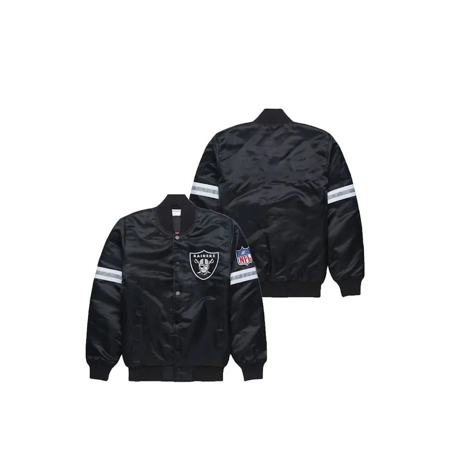 Custom Las Vegas Raiders Satin Bomber Jacket