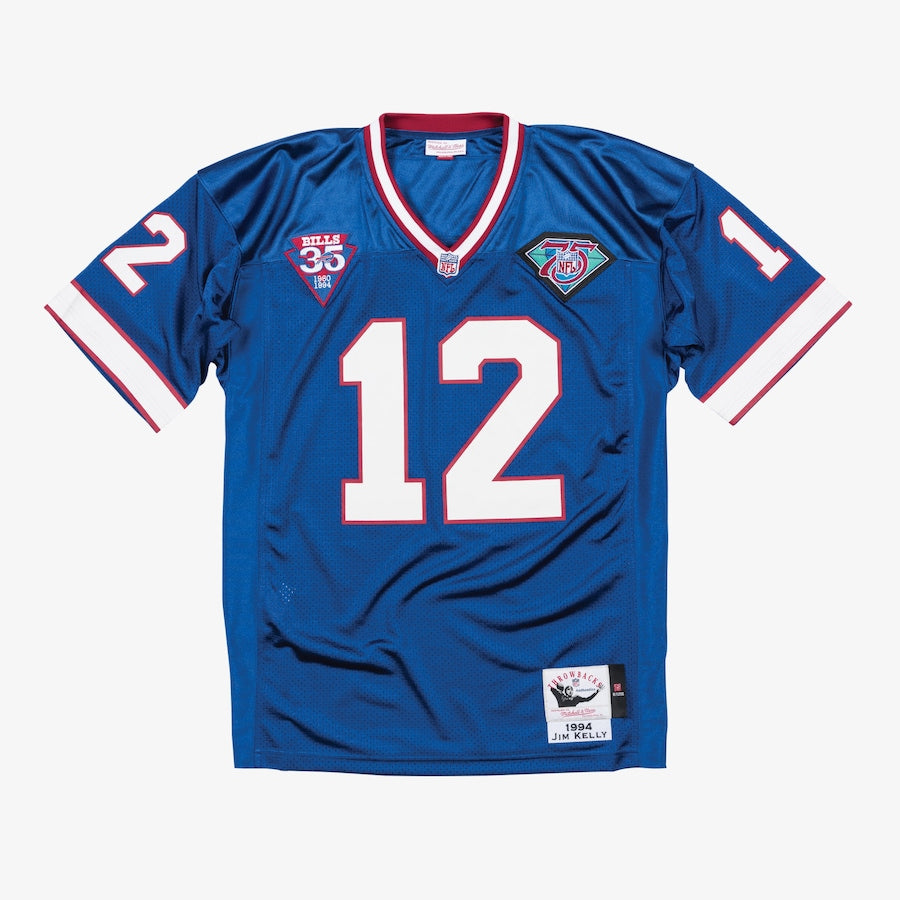 Men's Jim Kelly Royal Buffalo Bills 1994 Jersey