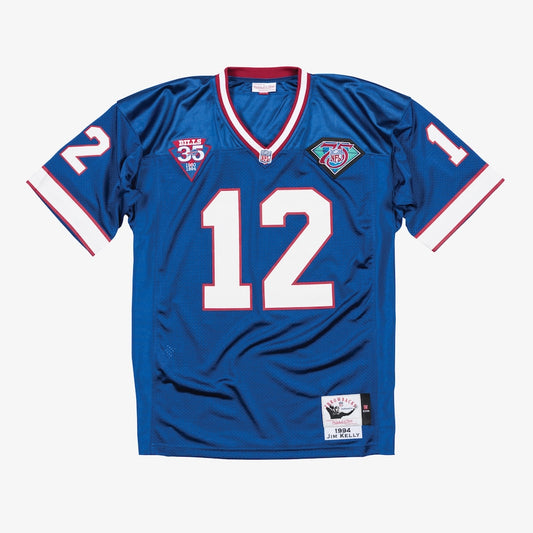 Men's Jim Kelly Royal Buffalo Bills 1994 Jersey