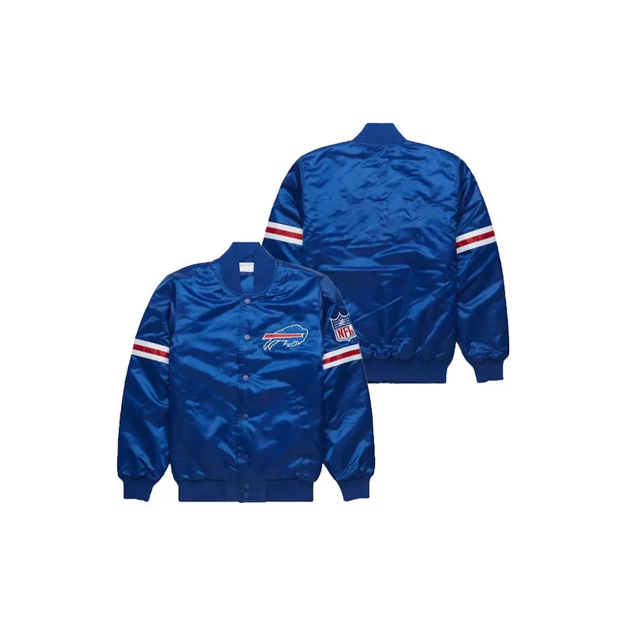 Custom Buffalo Bills Satin Bomber Jacket