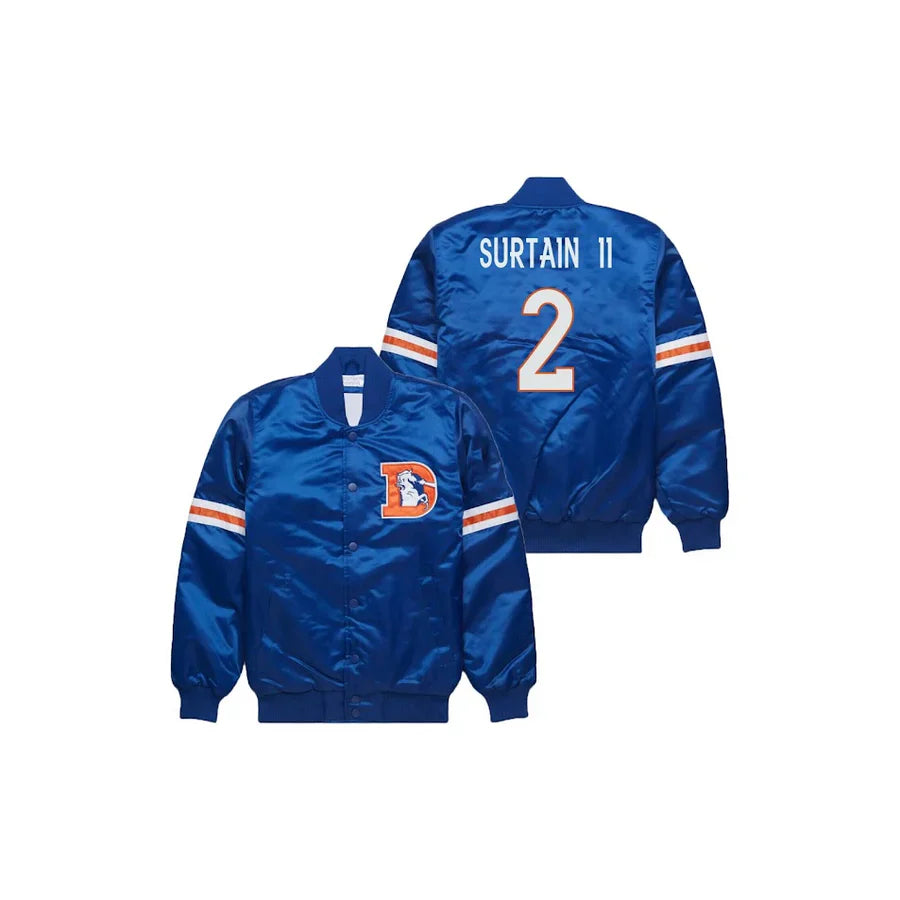 Pat Surtain II Denver Broncos Bomber Jacket