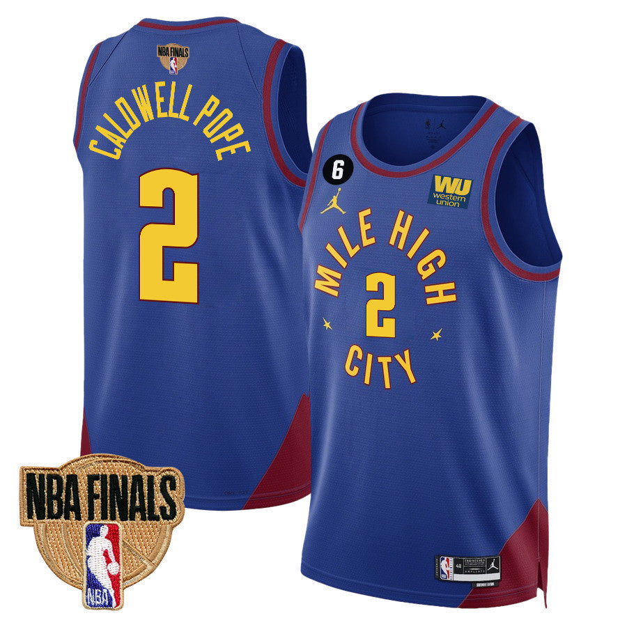 Kentavious Caldwell Pope Denver Nuggets NBA Finals Jersey