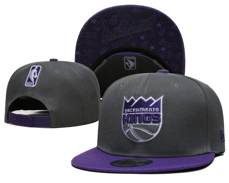 sacramento kings new orleans gray team hat