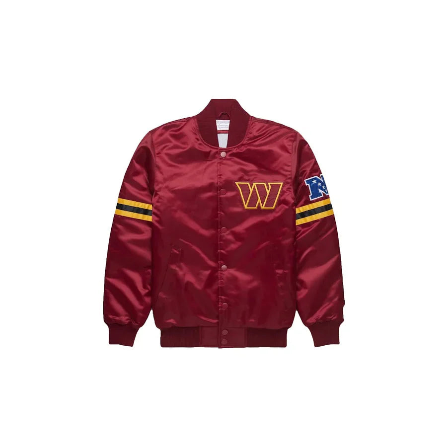 Washington Commanders Satin Bomber Jacket