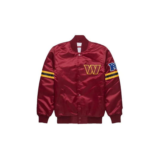 Custom Washington Commanders Satin Bomber Jacket