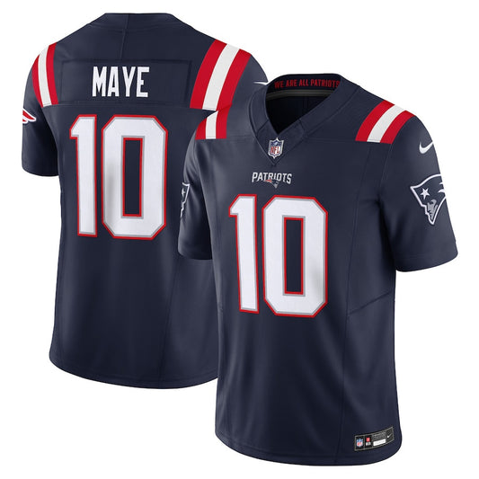 Drake Maye New England Patriots Vapor F.U.S.E. Limited Jersey - Navy