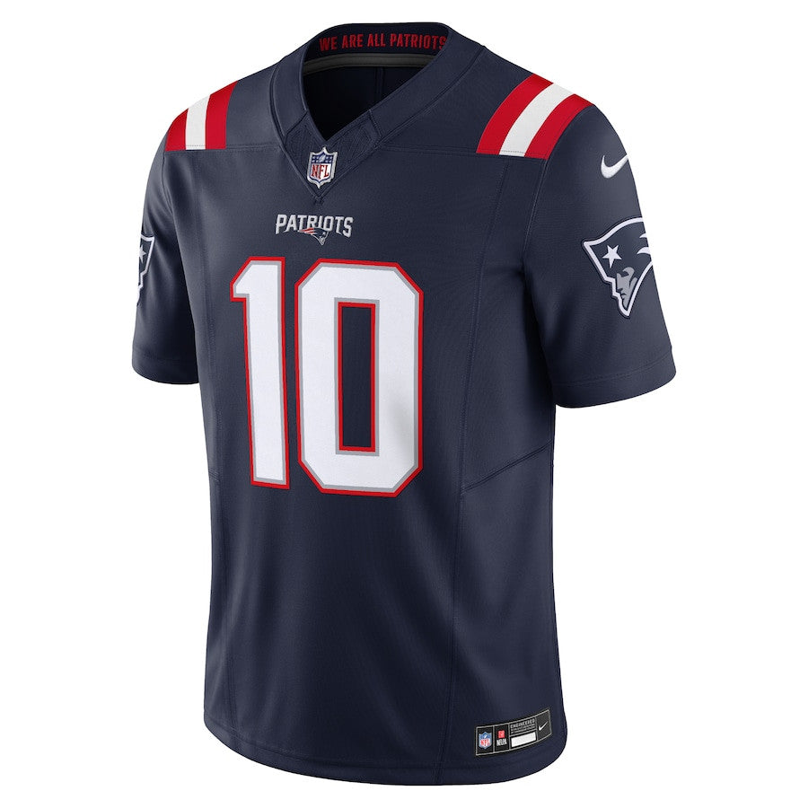 Drake Maye New England Patriots Vapor F.U.S.E. Limited Jersey - Navy