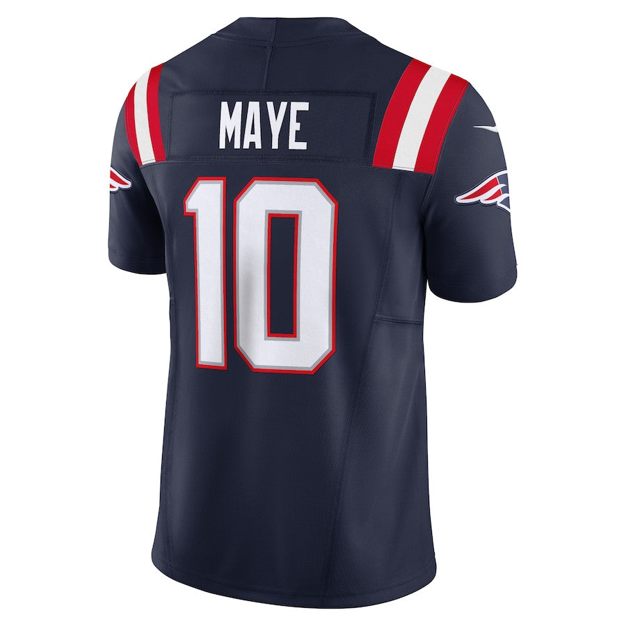 Drake Maye New England Patriots Vapor F.U.S.E. Limited Jersey - Navy