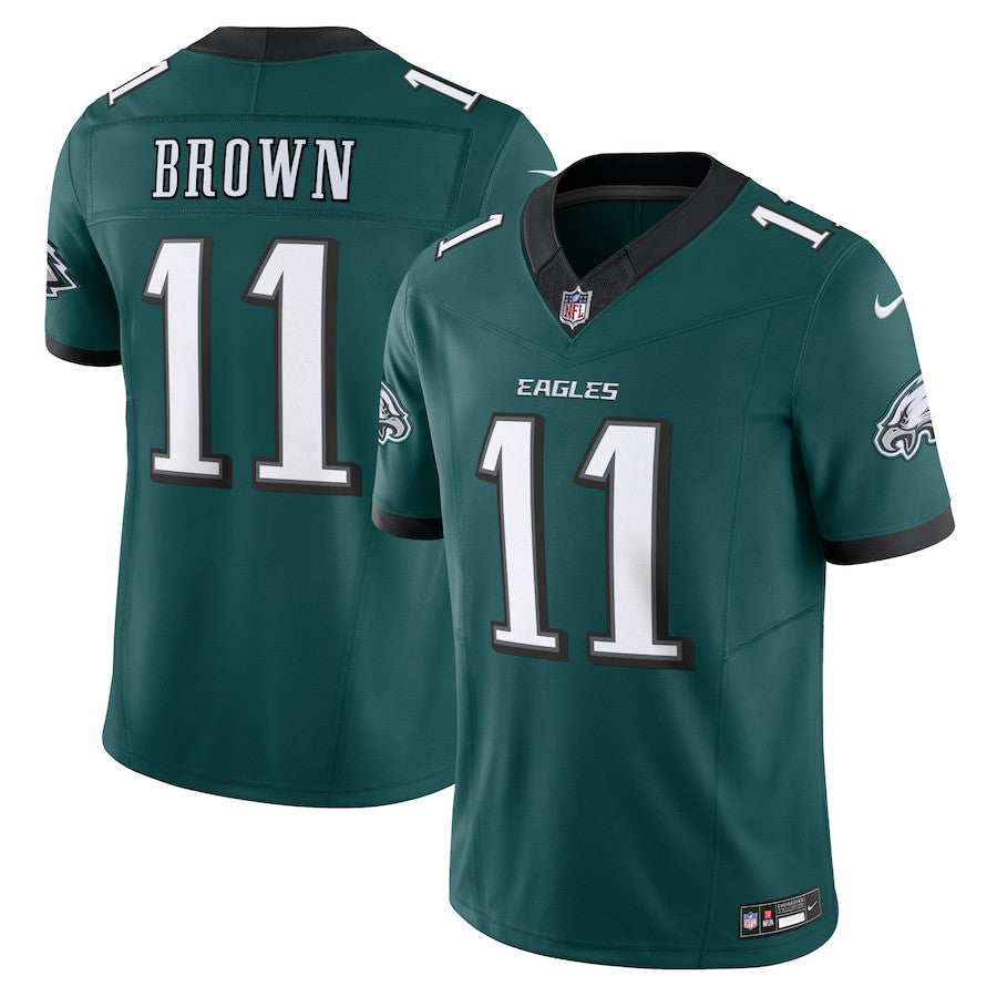 A.J. Brown Philadelphia Eagles Vapor F.U.S.E. Limited Jersey - Midnight Green