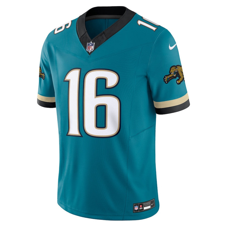 Trevor Lawrence Jacksonville Jaguars Prowler Throwback Vapor F.U.S.E. Limited Jersey - Teal