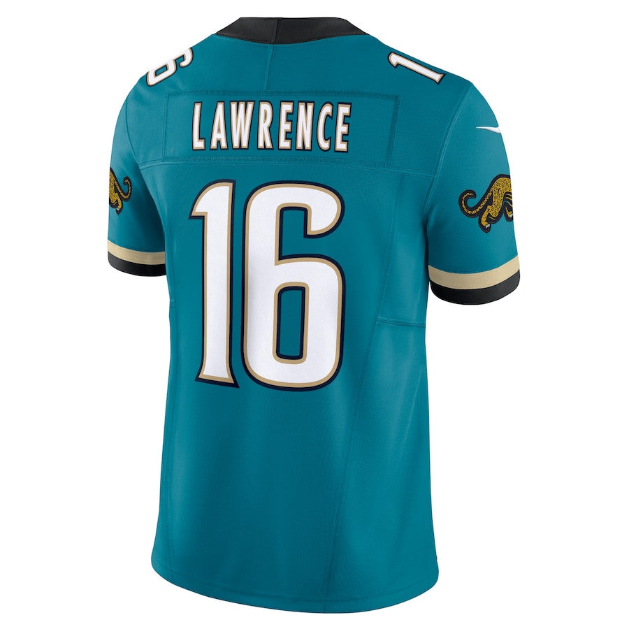 Trevor Lawrence Jacksonville Jaguars Prowler Throwback Vapor F.U.S.E. Limited Jersey - Teal