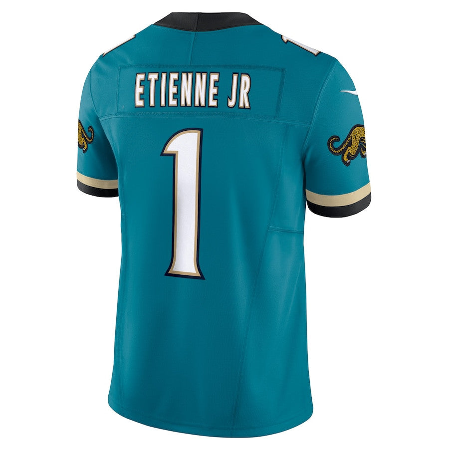 Travis Etienne Jacksonville Jaguars Prowler Throwback Vapor F.U.S.E. Limited Jersey - Teal