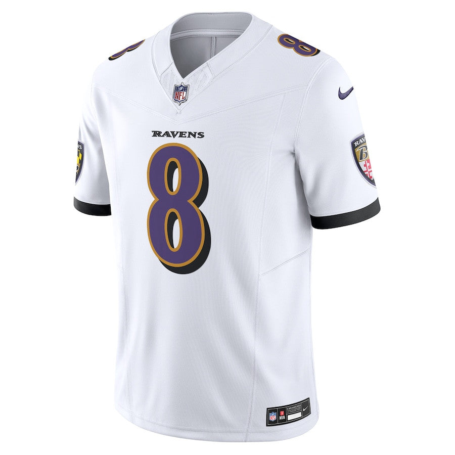 Lamar Jackson Baltimore Ravens Vapor F.U.S.E. Limited Jersey - White