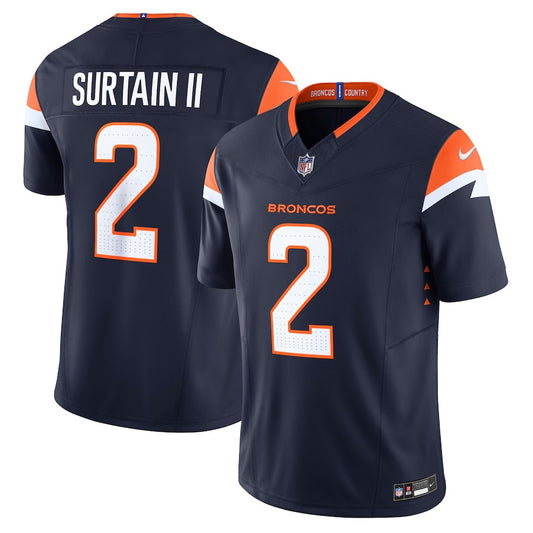 Patrick Surtain II Denver Broncos Mile High Collection Vapor F.U.S.E. Limited Jersey - Navy