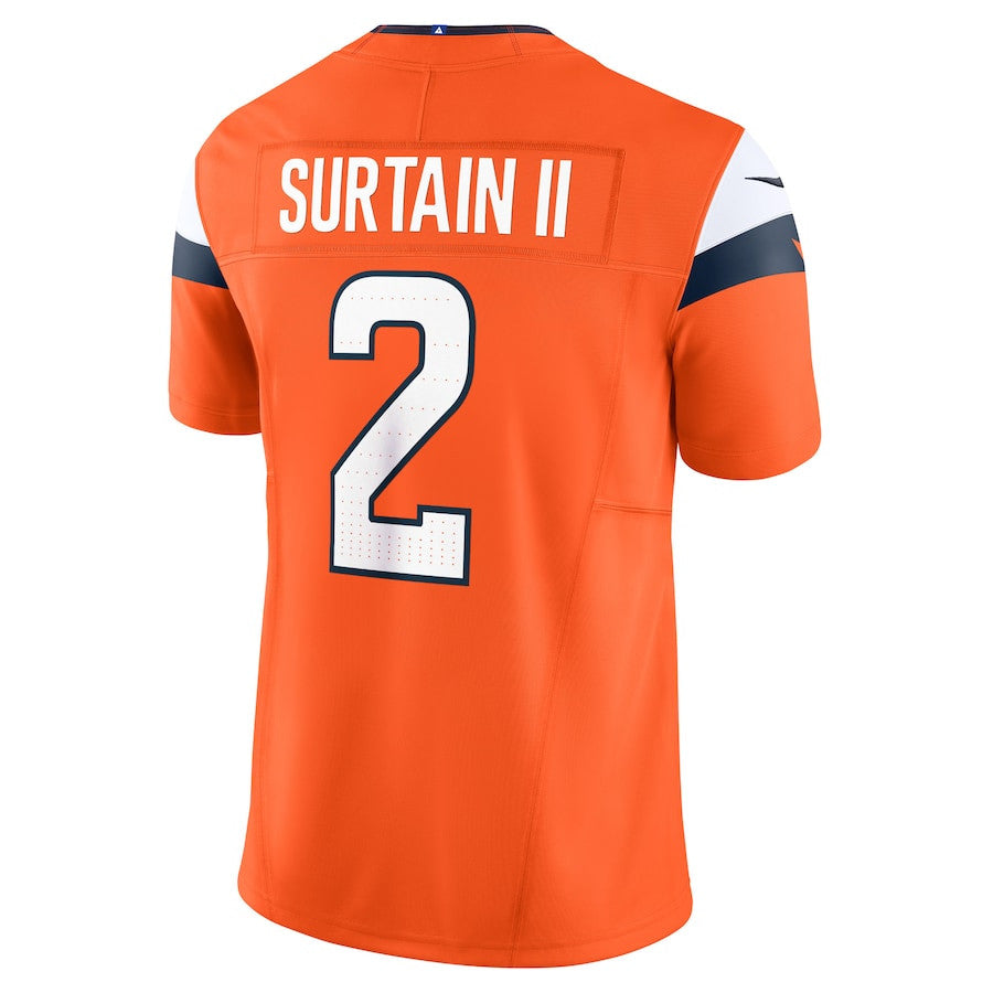 Patrick Surtain II Denver Broncos Mile High Collection Vapor F.U.S.E. Limited Jersey - Orange