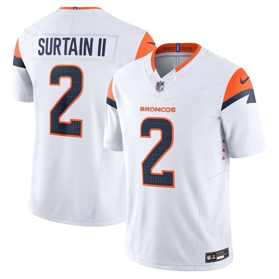 Patrick Surtain II Denver Broncos Mile High Collection Vapor F.U.S.E. Limited Jersey - White