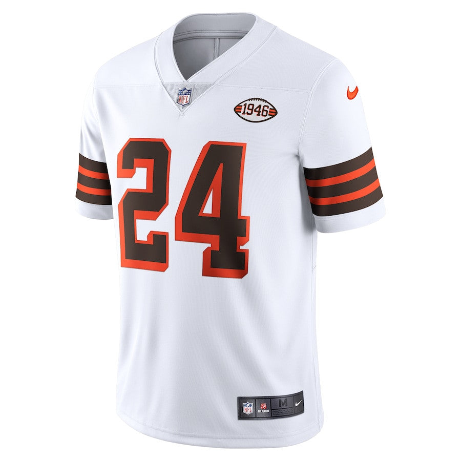 Nick Chubb Cleveland Browns 1946 Collection Alternate Vapor Limited Jersey - White