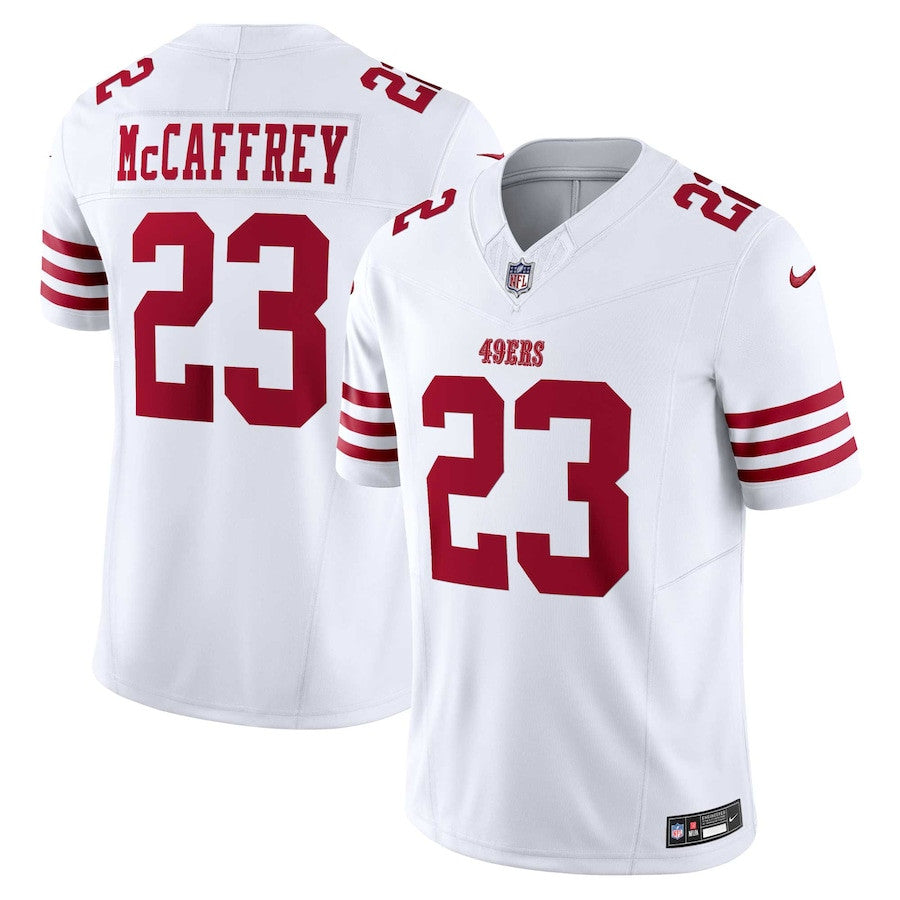 Christian McCaffrey San Francisco 49ers Vapor F.U.S.E. Limited Jersey - White