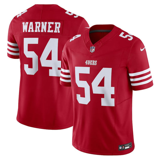 Fred Warner San Francisco 49ers Vapor F.U.S.E. Limited Jersey - Scarlet