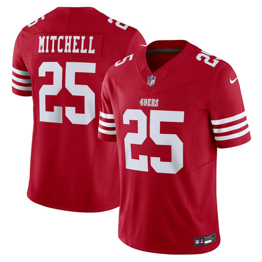 Elijah Mitchell San Francisco 49ers Vapor F.U.S.E. Limited Jersey - Scarlet