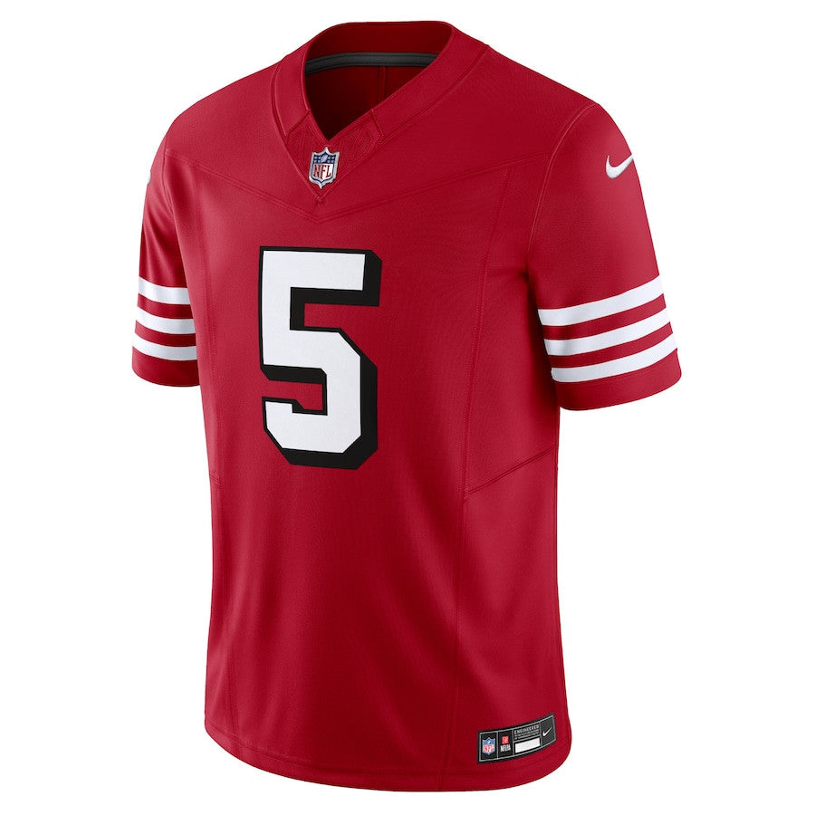 Trey Lance San Francisco 49ers Vapor F.U.S.E. Limited Jersey - Scarlet