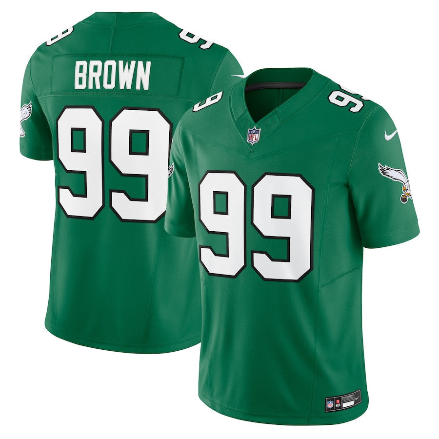 Jerome Brown Philadelphia Eagles Alternate Vapor F.U.S.E. Limited Jersey - Kelly Green