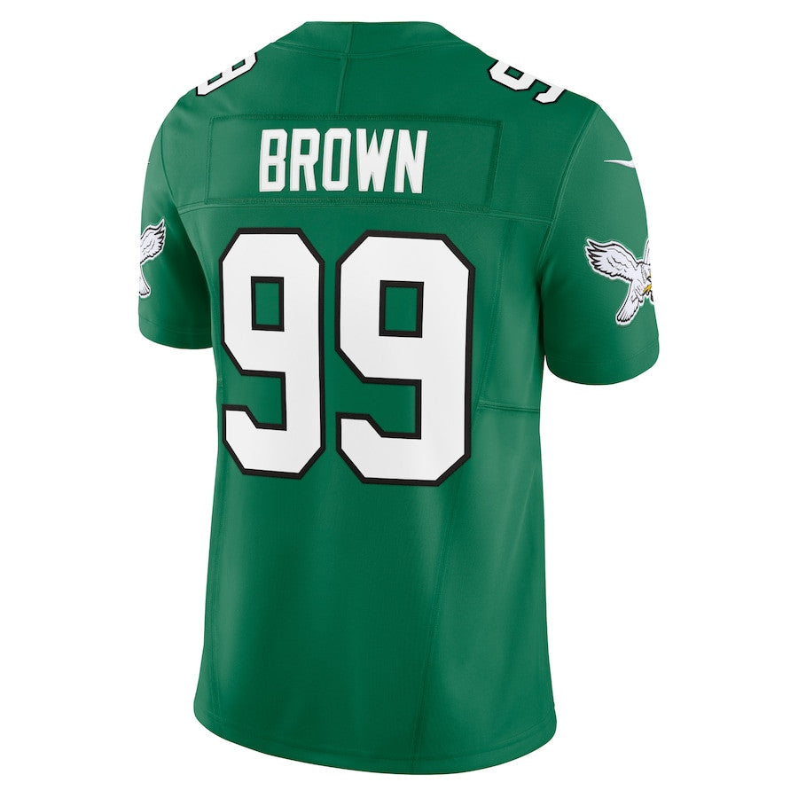 Jerome Brown Philadelphia Eagles Alternate Vapor F.U.S.E. Limited Jersey - Kelly Green