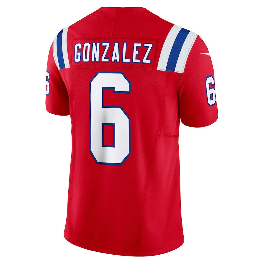 Christian Gonzalez England Patriots Vapor F.U.S.E. Limited Jersey - Red