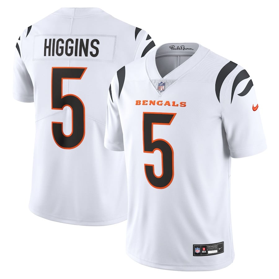 Tee Higgins Cincinnati Bengals Vapor Untouchable Limited Jersey - White