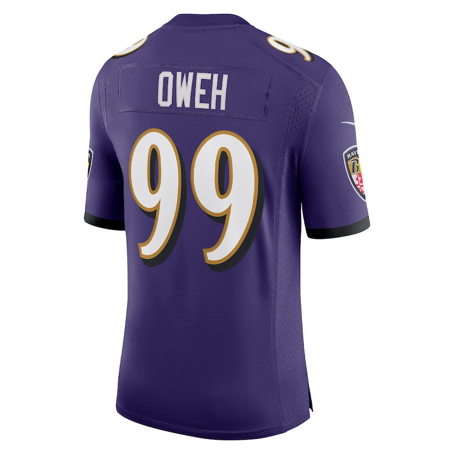 Odafe Oweh Baltimore Ravens Vapor Limited Jersey - Purple