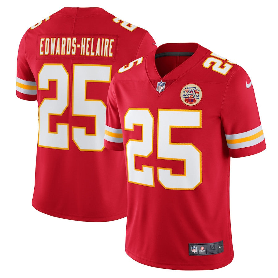 Clyde Edwards-Helaire Kansas City Chiefs Vapor Limited Jersey - Red