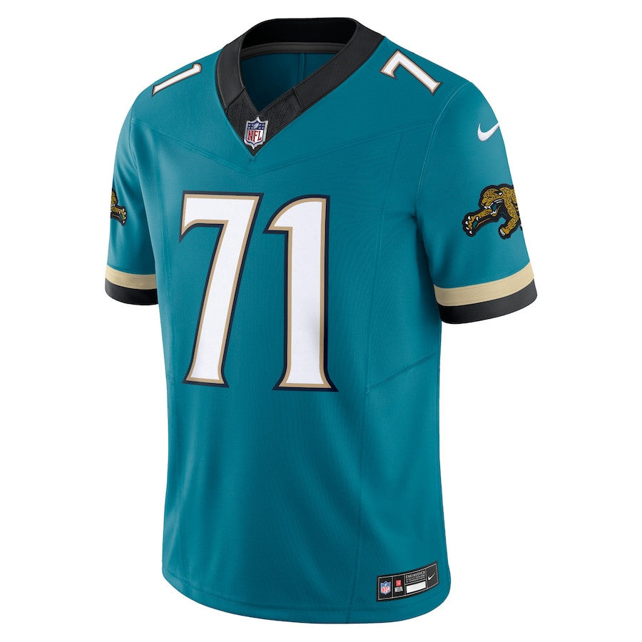 Tony Boselli Jacksonville Jaguars Prowler Throwback Vapor F.U.S.E. Limited Retired Player Jersey - Teal