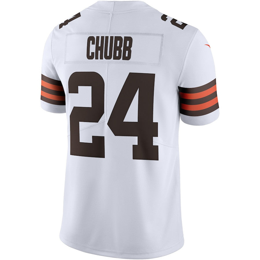 Nick Chubb Cleveland Browns Vapor Limited Jersey - White