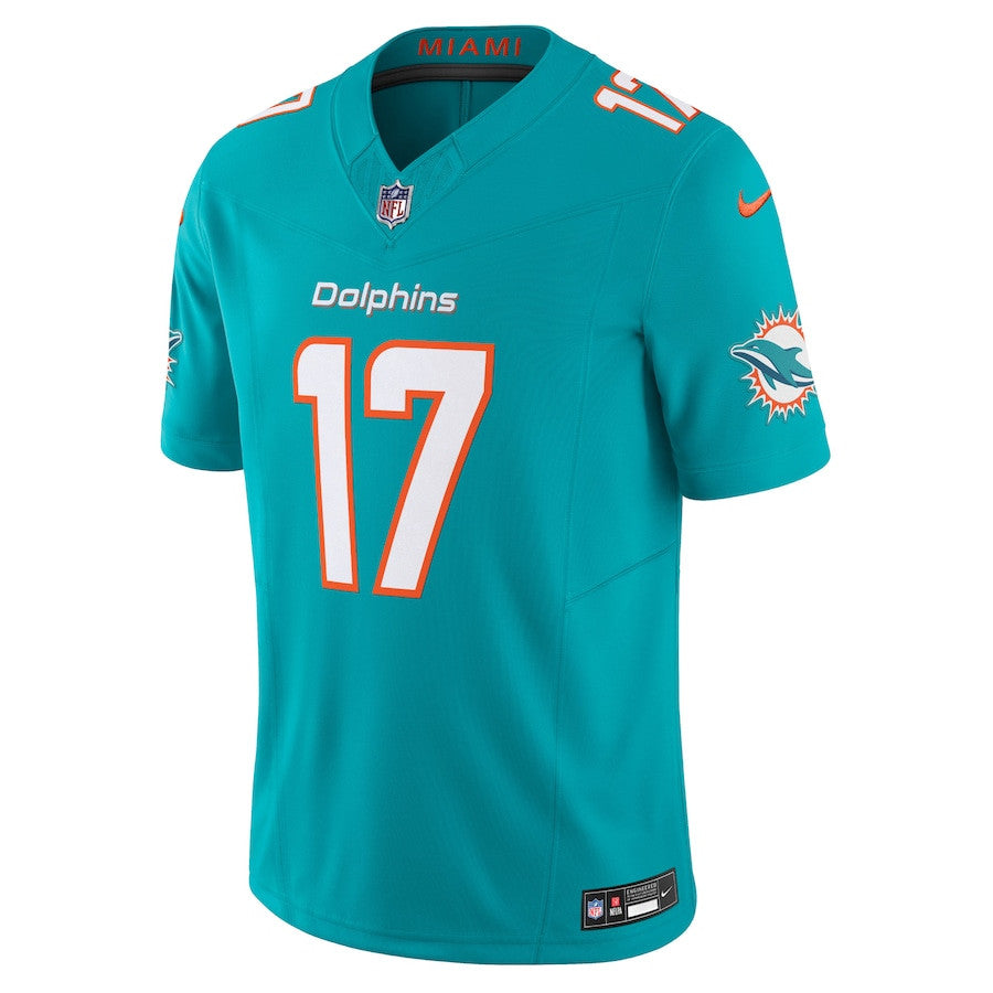 Jaylen Waddle Miami Miami Dolphins Vapor F.U.S.E. Limited Jersey - Aqua