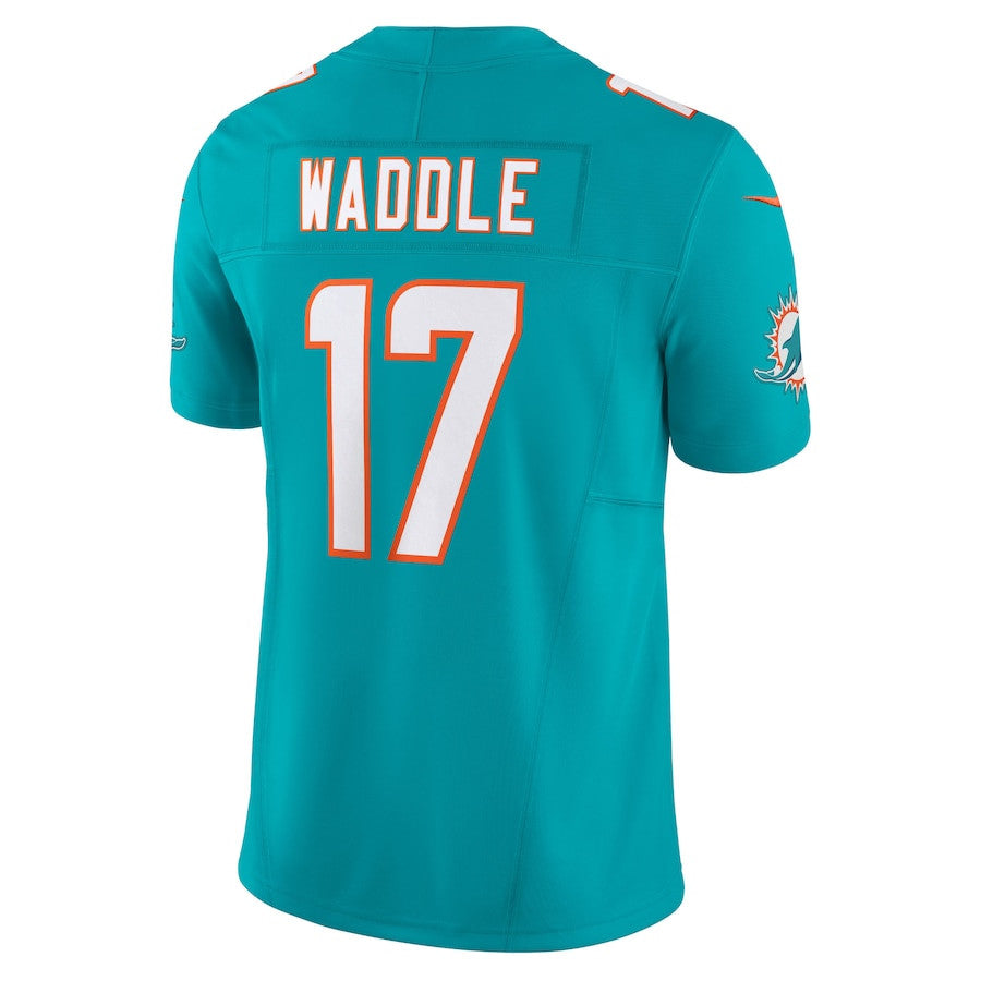 Jaylen Waddle Miami Miami Dolphins Vapor F.U.S.E. Limited Jersey - Aqua