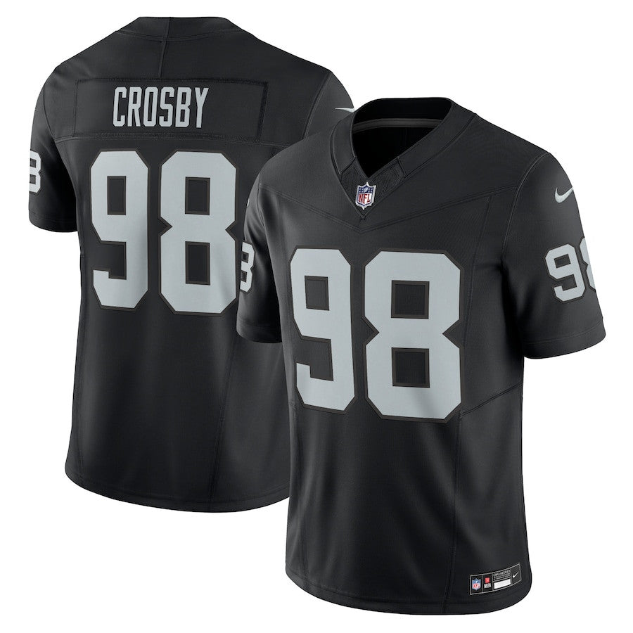 Maxx Crosby Las Vegas Raiders Vapor F.U.S.E. Limited Jersey - Black