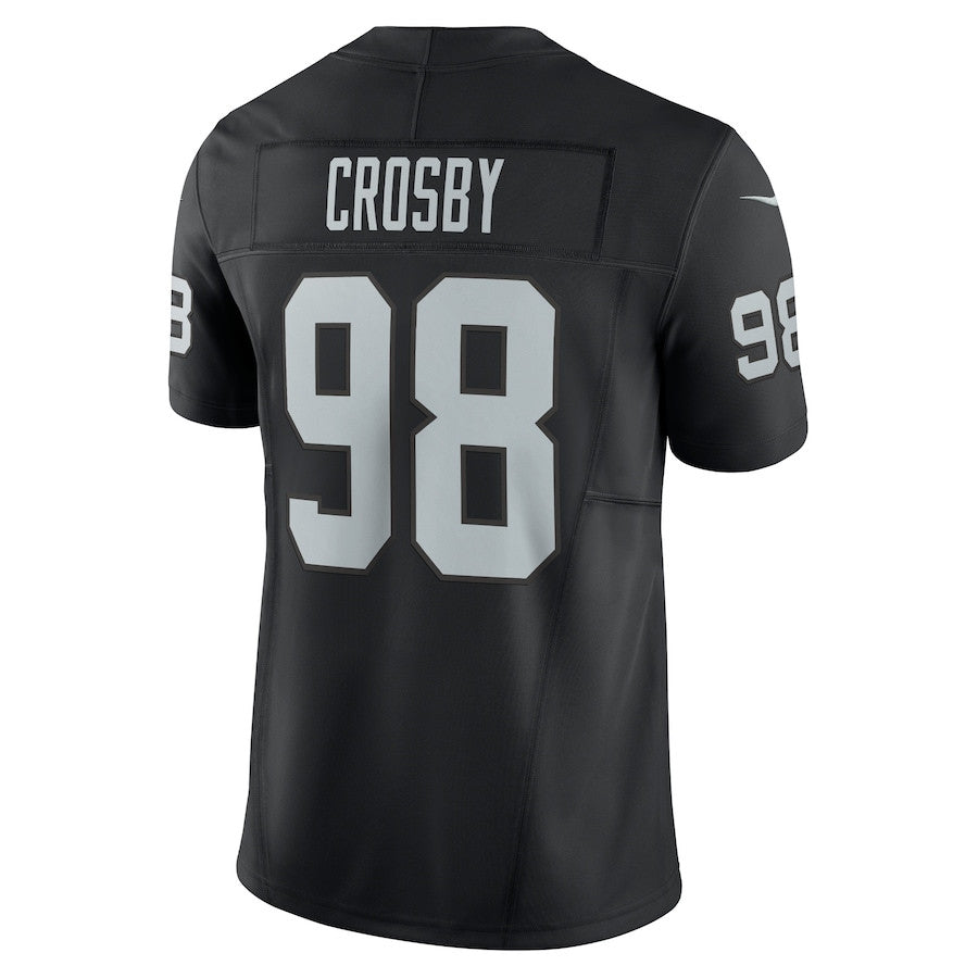 Maxx Crosby Las Vegas Raiders Vapor F.U.S.E. Limited Jersey - Black