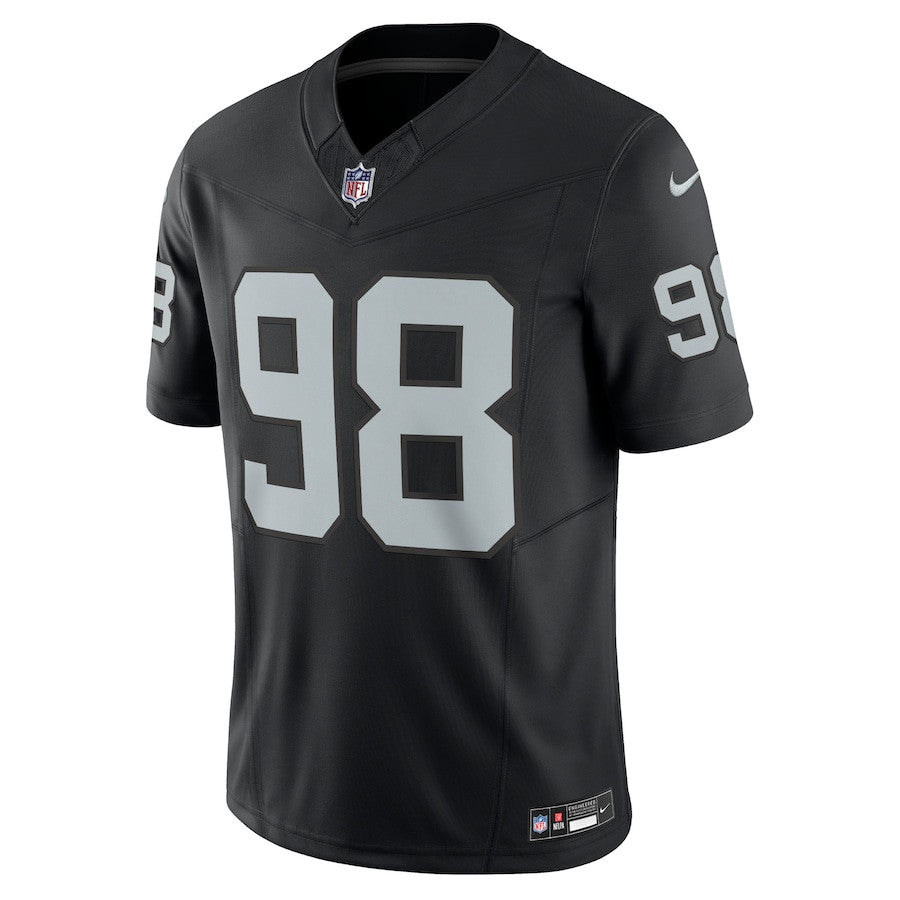 Maxx Crosby Las Vegas Raiders Vapor F.U.S.E. Limited Jersey - Black