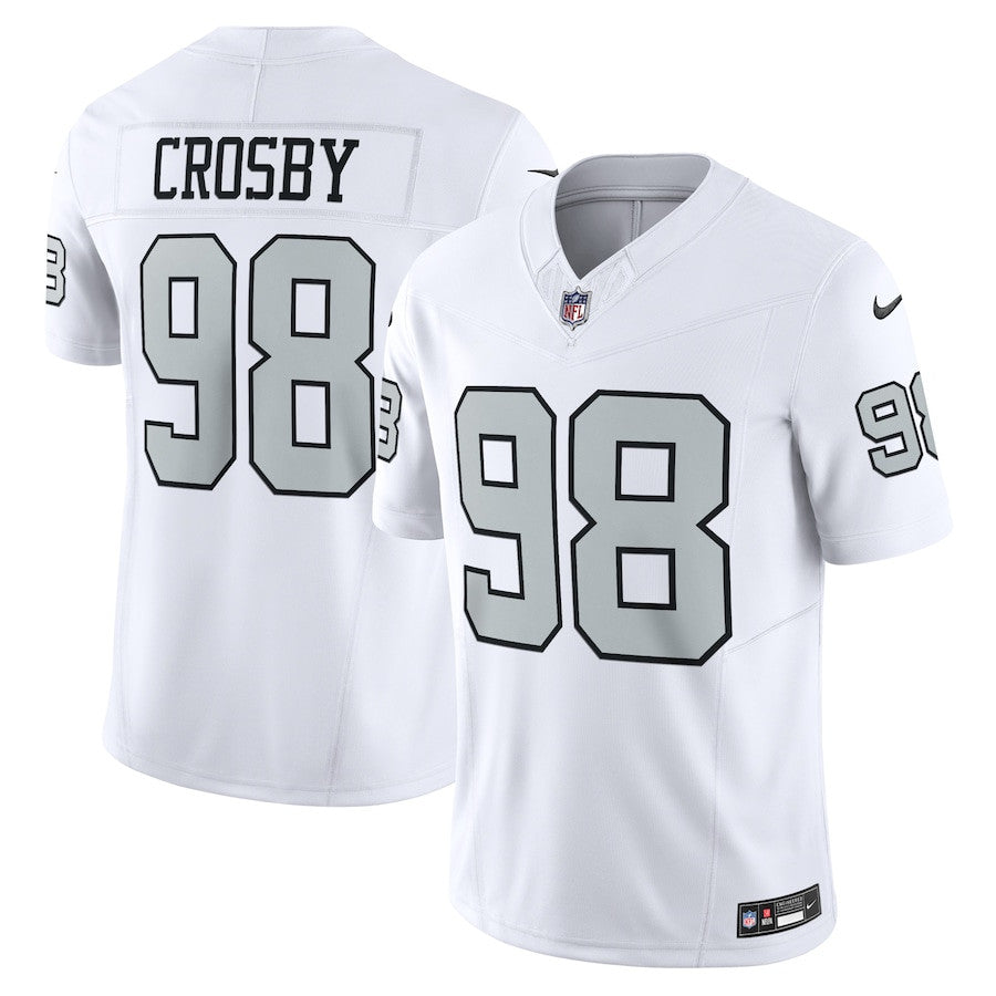 Maxx Crosby Las Vegas Raiders Vapor F.U.S.E. Limited Jersey - White