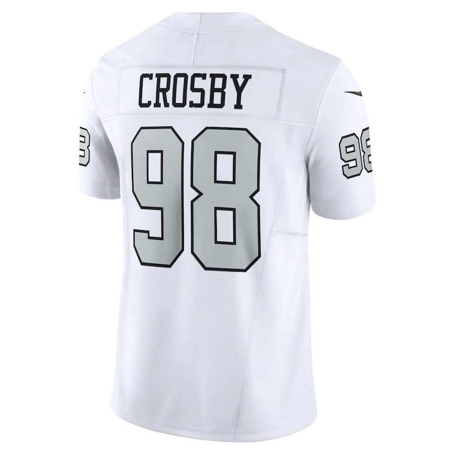 Maxx Crosby Las Vegas Raiders Vapor F.U.S.E. Limited Jersey - White