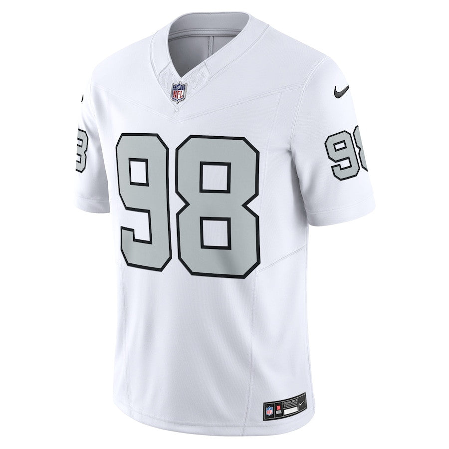 Maxx Crosby Las Vegas Raiders Vapor F.U.S.E. Limited Jersey - White