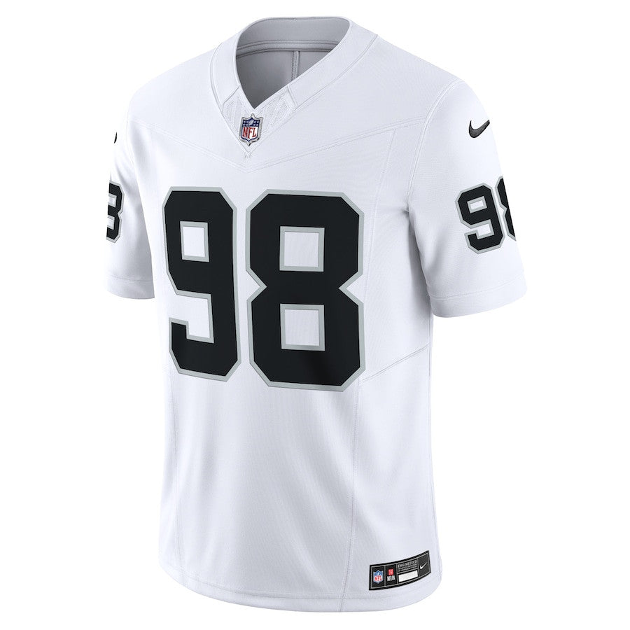 Maxx Crosby Las Vegas Raiders Vapor F.U.S.E. Limited Jersey - White