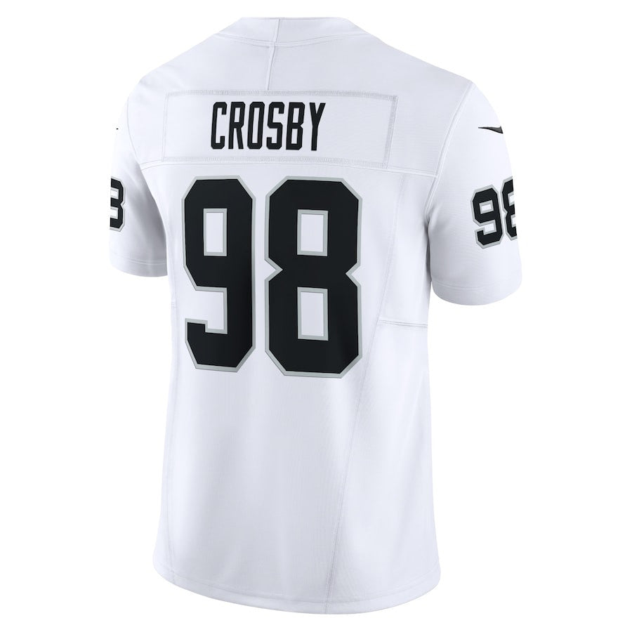 Maxx Crosby Las Vegas Raiders Vapor F.U.S.E. Limited Jersey - White