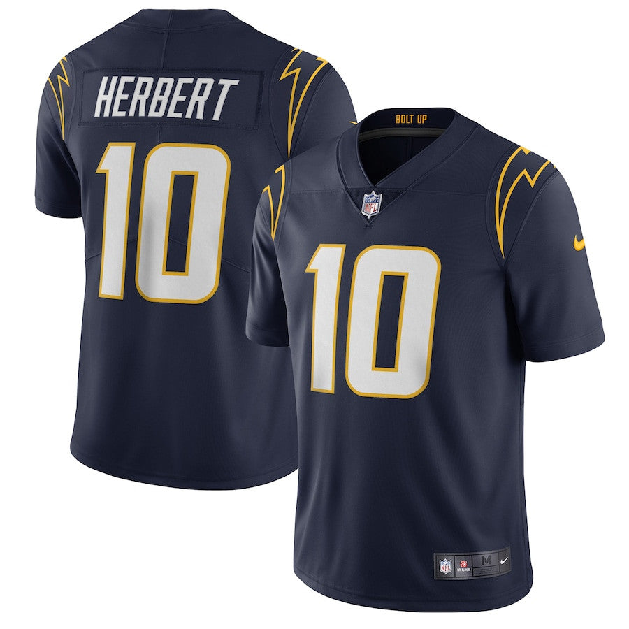 Justin Herbert Los Angeles Chargers Vapor Limited Jersey - Navy