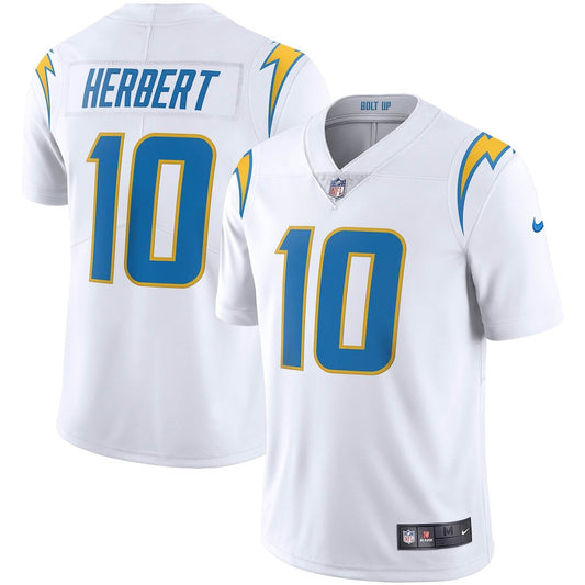 Justin Herbert Los Angeles Chargers Vapor Limited Jersey - White