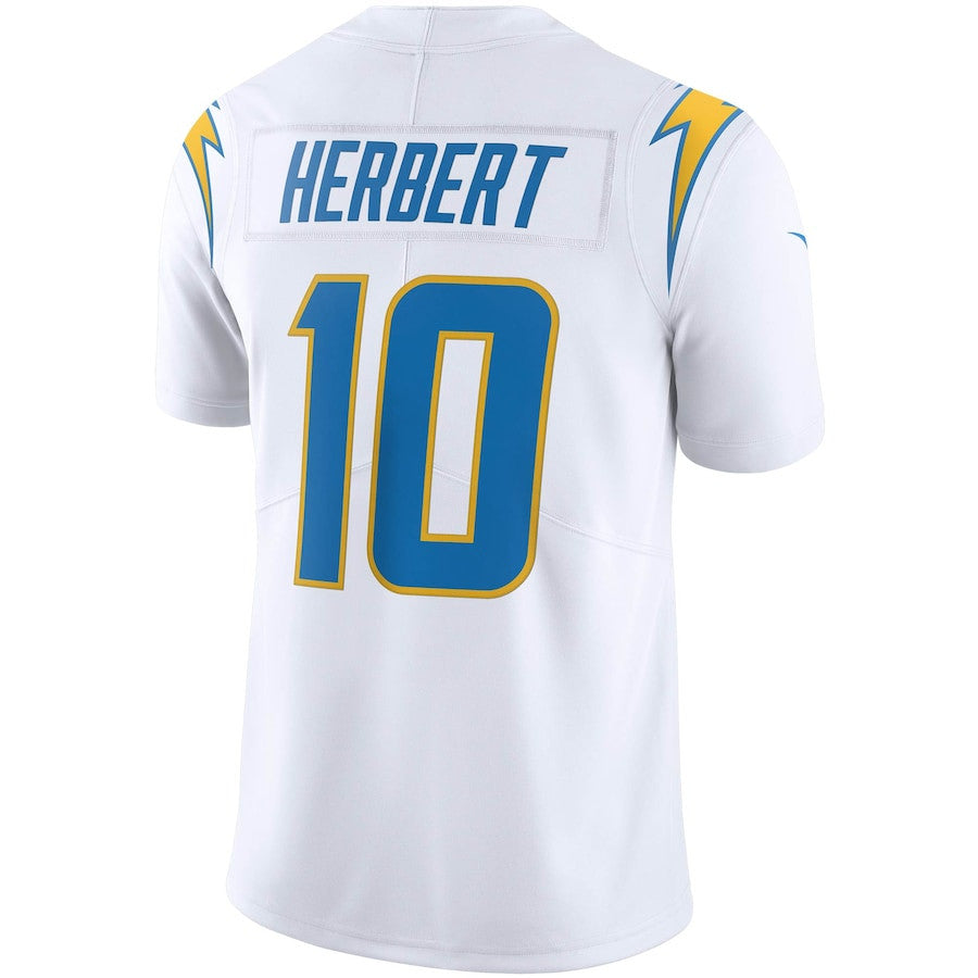 Justin Herbert Los Angeles Chargers Vapor Limited Jersey - White