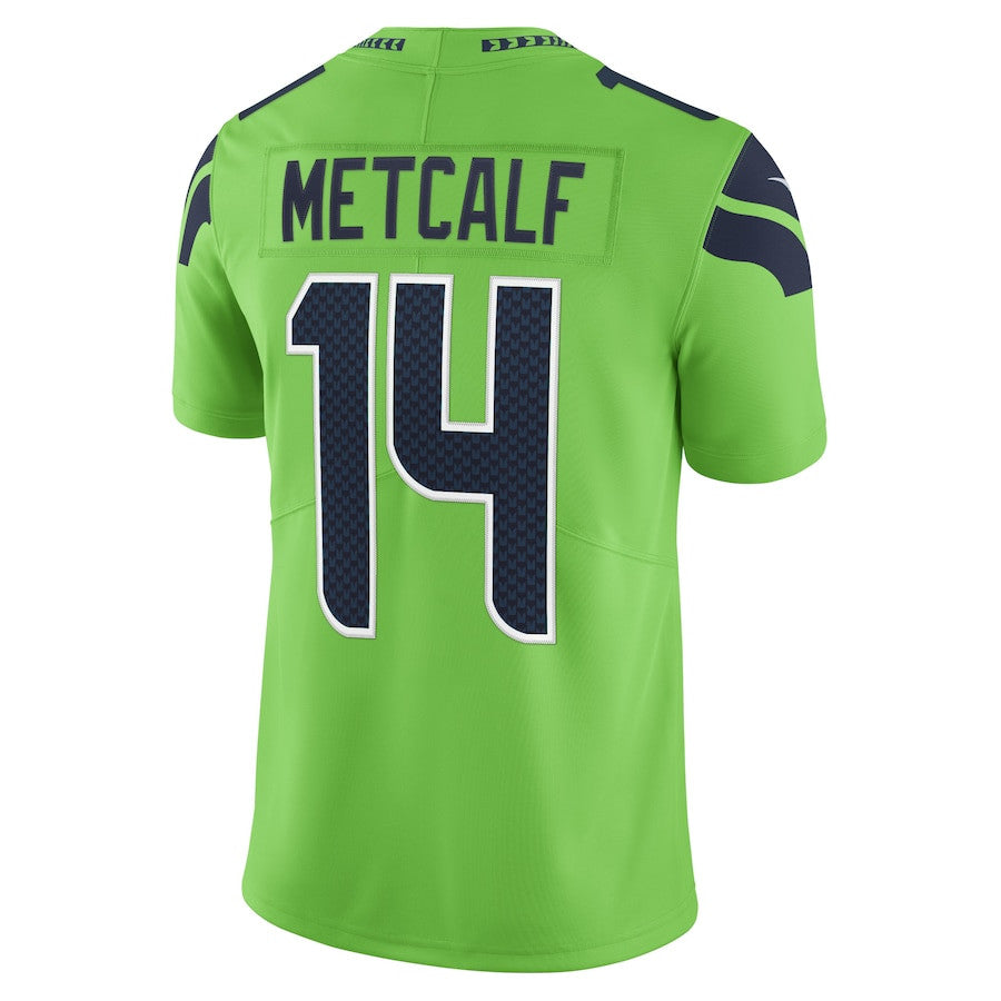 DK Metcalf Seattle Seahawks Vapor Limited Player Jersey - Neon Green