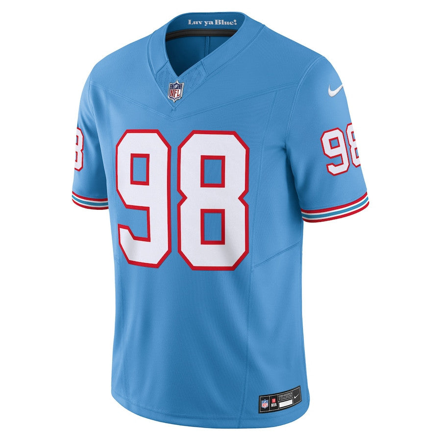 Jeffery Simmons Tennessee Titans Vapor F.U.S.E. Limited Jersey - Light Blue