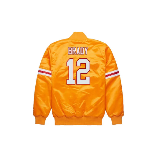 Tom Brady Tampa Bay Buccaneers Satin Bomber Jacket